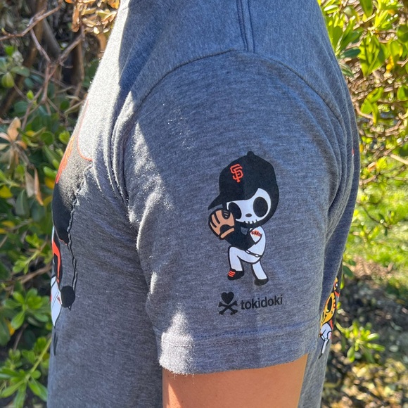 TOKIDOKI SAN FRANCISCO GIANTS MEN T SHIRT BASEBALL TEAM SERGIO ROMO MLB TULTEX M - Picture 9 of 16